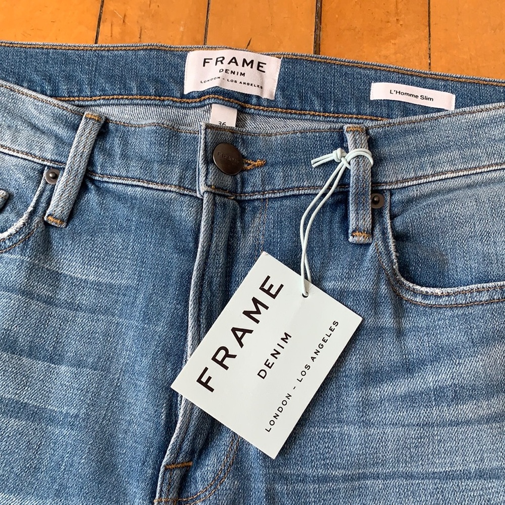 Frame Light Wash Denim